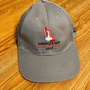Sperry America's Cup 2017 Bermuda Grey Adult Adjustable Hat Baseball Cap